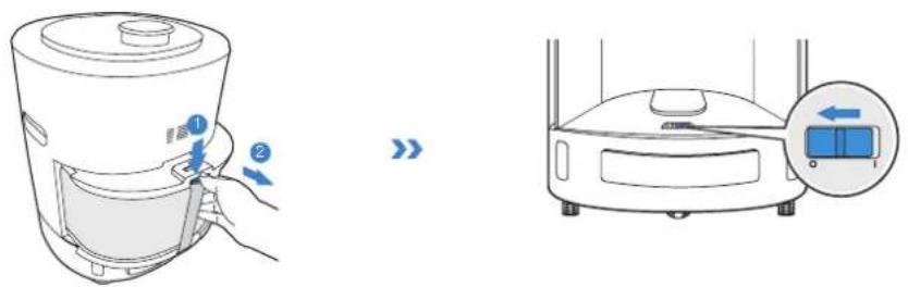 ECOVACS ATMOBOT Andy - 3.ATMOBOT사용/3.5보관을위해전원끄기 - 1