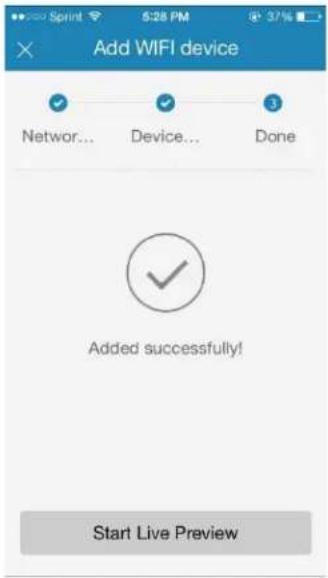 Amcrest IP2M-842EB - Amcrest View App Setup - 9