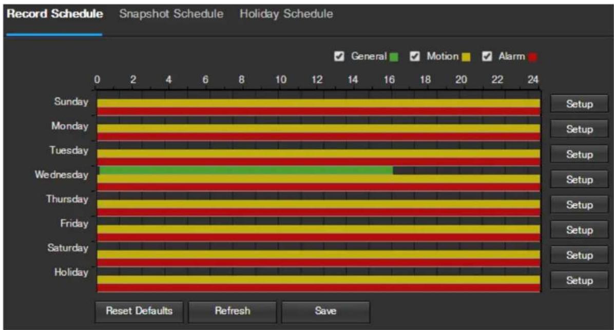 Amcrest IP2M-842EB - Record Schedule - 1