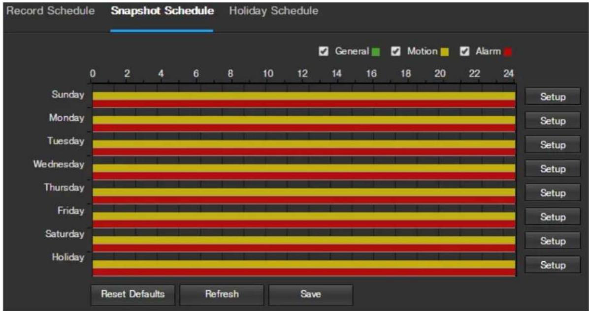 Amcrest IP2M-842EB - Snapshot Schedule - 1