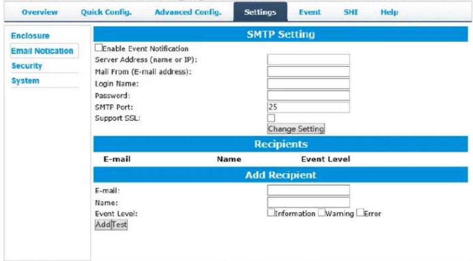 Highpoint RocketStor 6628A - System setting - 2