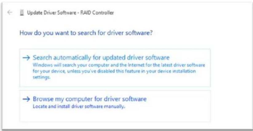 Highpoint RocketStor 6628A - Under Other Devices, right click on RAID controller and click Update Driver Software: - 2