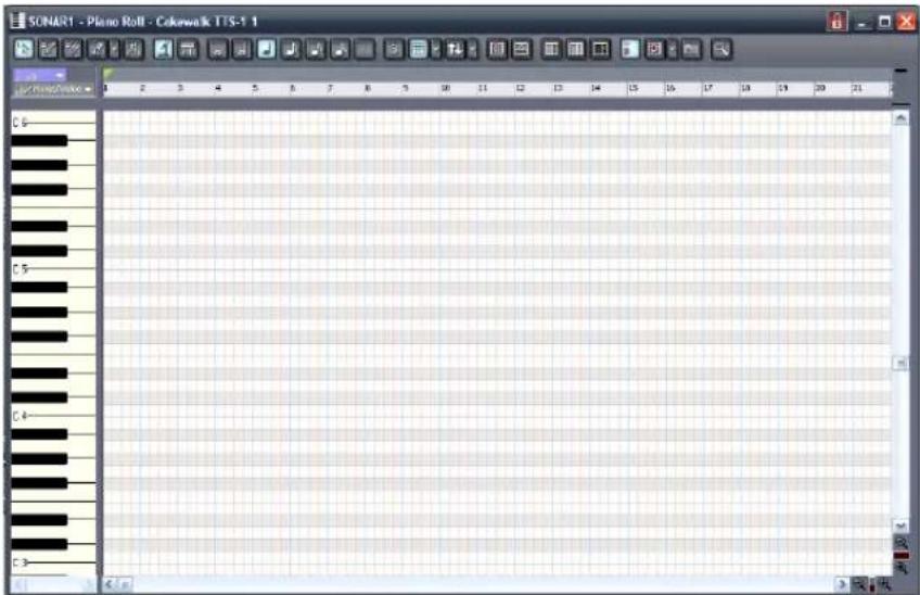 SONART - Piano Roll - Cokewalk TTS-1 1 C.6 C.5 C.4 C.3