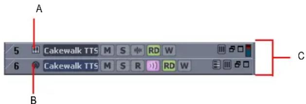 A 5 Cakewalk TTS M S RD W 6 Cakewalk TTS M S R RD W B C