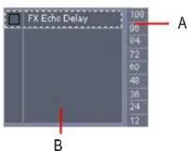 FX Echo Delay 108 96 84 72 60 48 36 24 12 A B