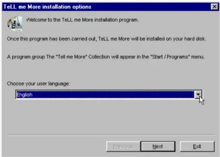Auralog Tell me More 5.0 - Installing TeLL me More® - 1
