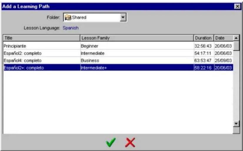 Auralog Tell me More Education 7.0 - To attach a Learning Path - 1