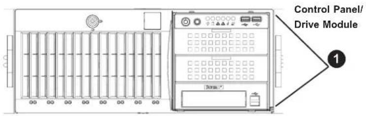 Supermicro SuperChassis SC743 - Control Panel Orientation - 2
