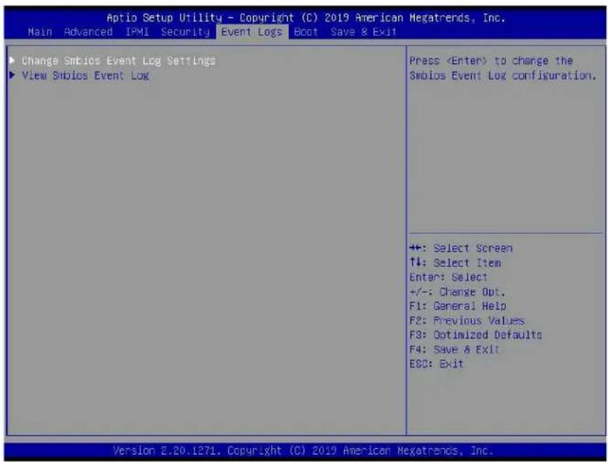 Supermicro SuperServer 1019D-14C-FRN5TP - Event Logs - 1