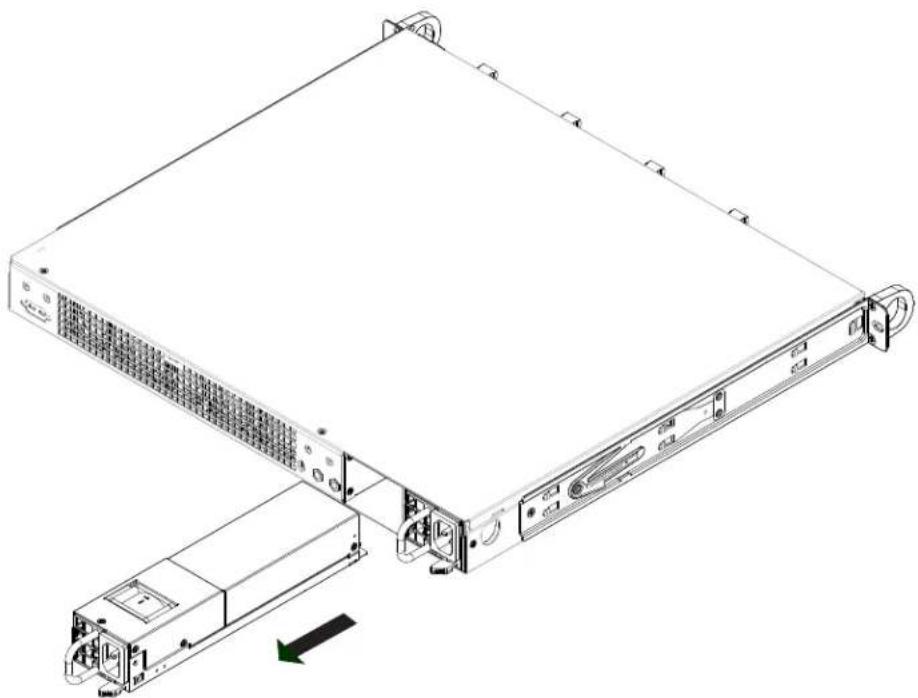 Supermicro SuperServer 1019D-14C-FRN5TP - Changing One of the Two Redundant Power Supplies - 1