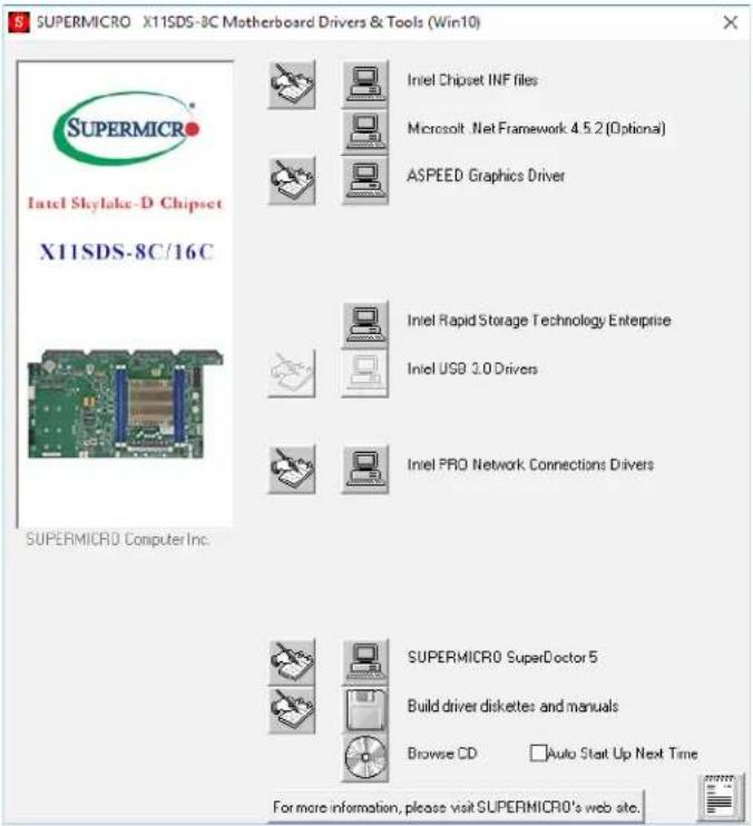 Supermicro SuperServer 1019D-14C-FRN5TP - Driver Installation - 1