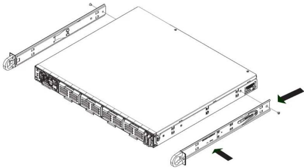 Supermicro SuperServer 1019D-14C-FRN5TP - Installing the Inner Rails - 2