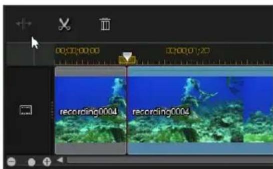 CYBERLINK Screen Recorder 3 - Splitting a Clip - 2