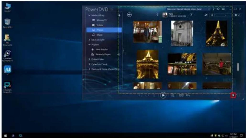 CYBERLINK Screen Recorder 3 - Record a Custom Sized Area of Your Desktop - 1
