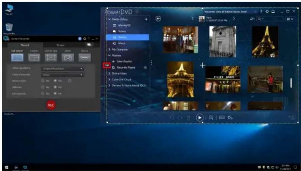 CYBERLINK Screen Recorder 3 - Record a Custom Sized Area of Your Desktop - 2