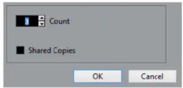 STEINBERG Cubase AI 9.5 - Repeat Events Dialog - 1