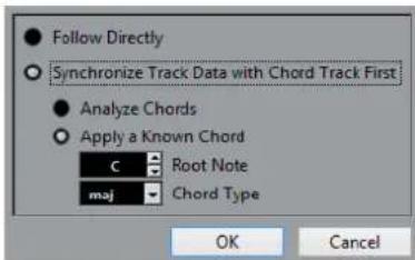 STEINBERG Cubase AI 9.5 - Follow Chord Track Dialog - 1