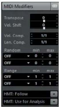 STEINBERG Cubase AI 9.5 - MIDI Modifiers - 1