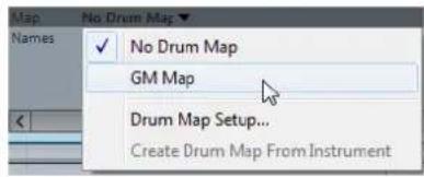 STEINBERG Cubase AI 9.5 - Drum Map Settings - 1