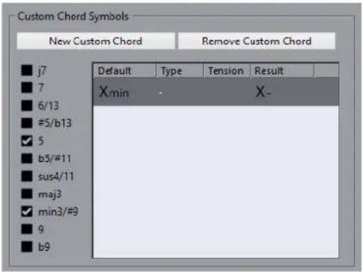 STEINBERG Cubase AI 9.5 - Custom Chord Symbols - 1