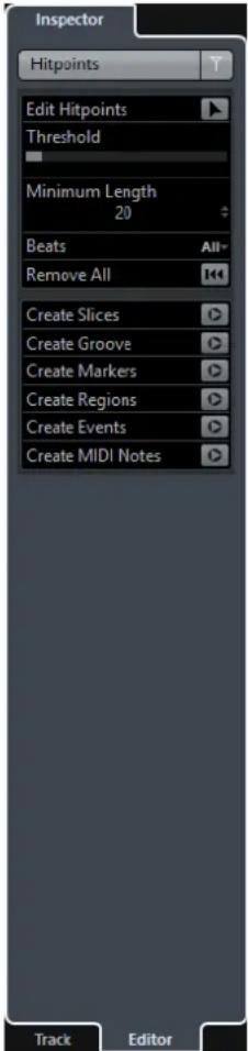 STEINBERG Cubase AI 9.5 - Inspector - 1