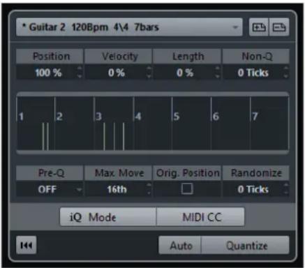 STEINBERG Cubase AI 9.5 - Options for Quantizing to a Groove - 1