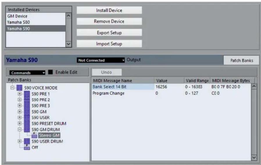 STEINBERG Cubase AI 9.5 - Opening the MIDI Device Manager - 1