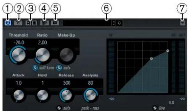 STEINBERG Cubase AI 9.5 - Effect Control Panel - 1