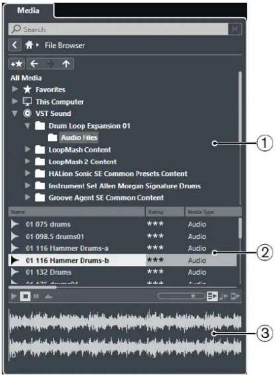 STEINBERG Cubase AI 9.5 - Results Page for the File Browser - 1