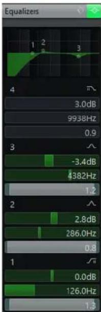 STEINBERG Cubase AI 9.5 - Equalizers - 1