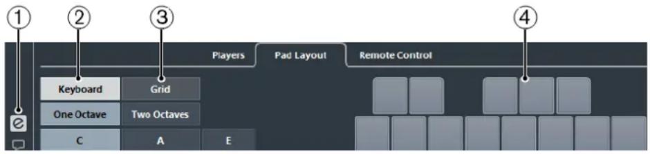 STEINBERG Cubase AI 9.5 - Chord Pad Settings – Pad Layout - 1
