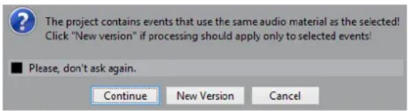 STEINBERG Cubase AI 9.5 - On Processing Shared Clips - 1