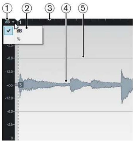 STEINBERG Cubase AI 9.5 - Waveform Display - 1