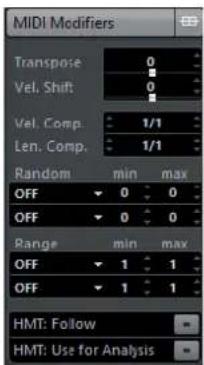 STEINBERG Cubase AI 9.5 - MIDI Modifiers - 1