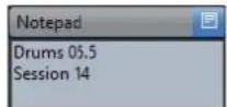 STEINBERG Cubase AI 9.5 - Notepad - 1