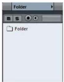 STEINBERG Cubase AI 9.5 - Folder Track Inspector - 1