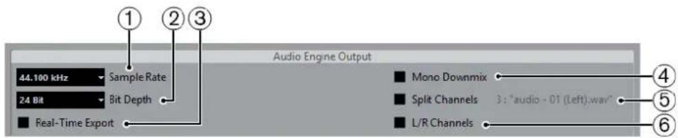 STEINBERG Cubase AI 9.5 - Audio Engine Output - 1