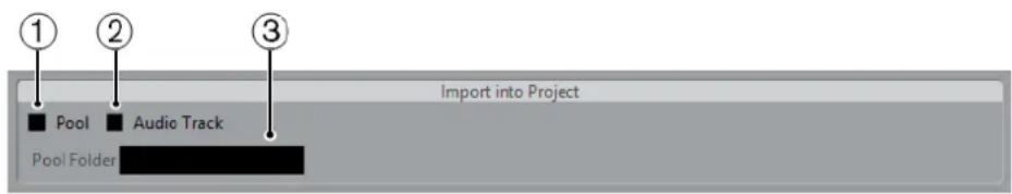 STEINBERG Cubase AI 9.5 - Import Into Project - 1