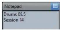STEINBERG Cubase AI 9.5 - Notepad - 1