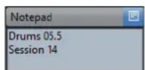 STEINBERG Cubase AI 9.5 - Notepad - 1
