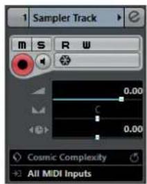STEINBERG Cubase AI 9.5 - Sampler Track Inspector - 1