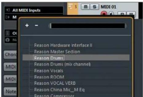 STEINBERG Cubase AI 9.5 - Routing MIDI via ReWire - 1