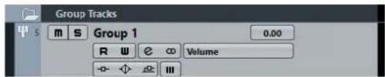 STEINBERG Cubase AI 9.5 - Group Channel Track Controls - 1