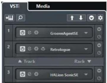 STEINBERG Cubase AI 9.5 - VSTi Rack in the Right Zone - 1