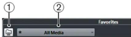STEINBERG Cubase AI 9.5 - Favorites Section - 1