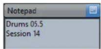 STEINBERG Cubase AI 9.5 - Notepad - 1