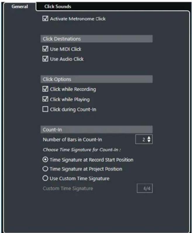 STEINBERG Cubase AI 9.5 - General Page - 1