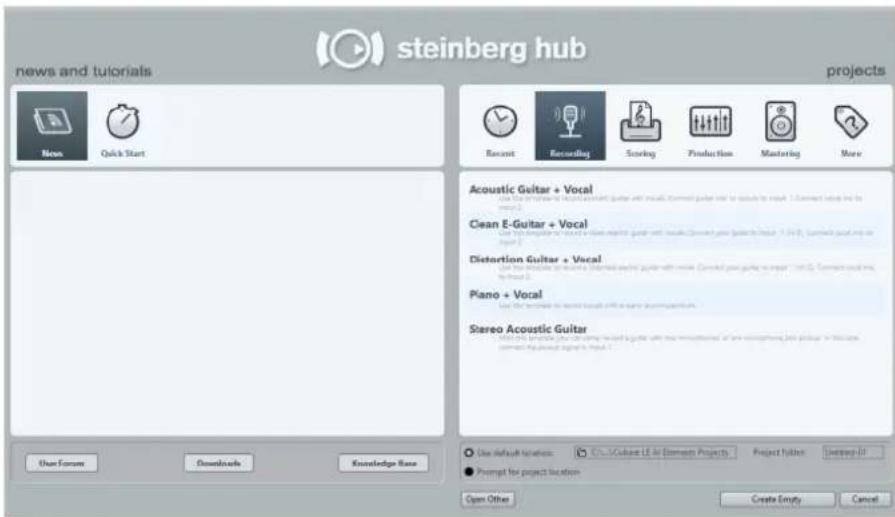 STEINBERG Cubase AI 9.5 - Hub - 1