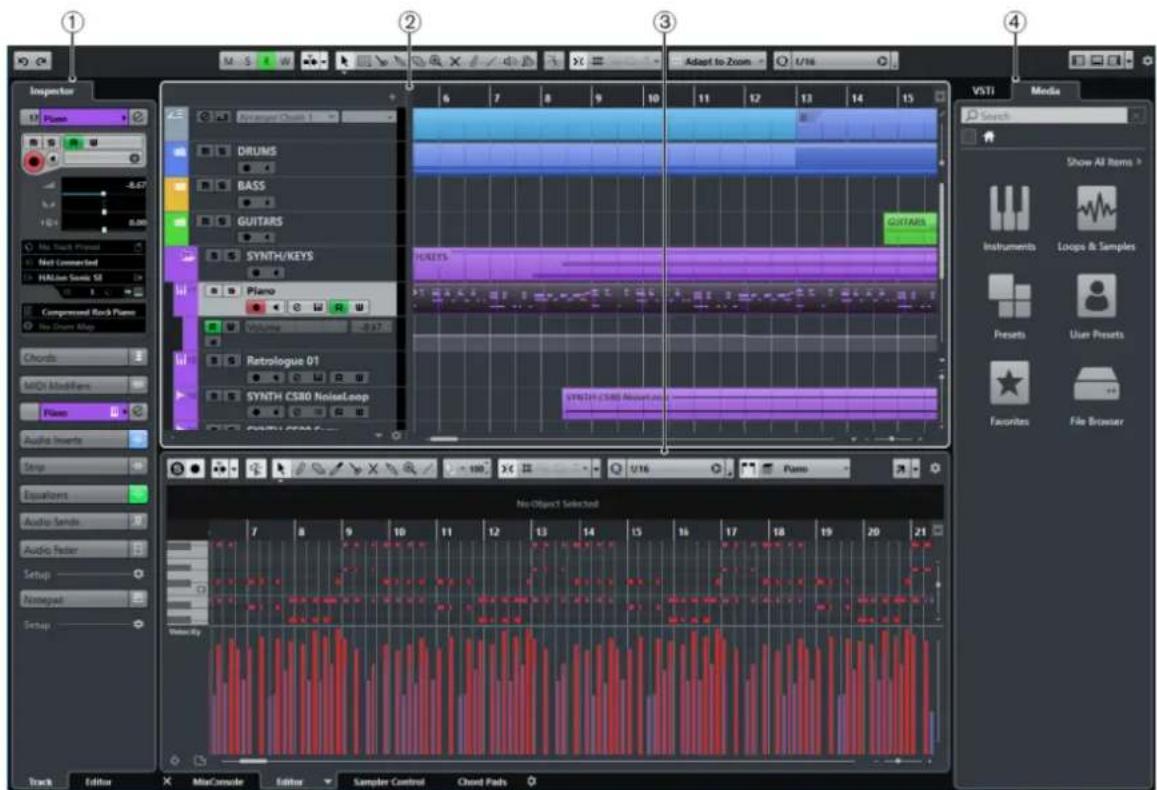 STEINBERG Cubase AI 9.5 - Project Window - 1
