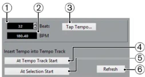 STEINBERG Cubase AI 9.5 - Beat Calculator - 1